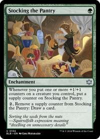 Stocking the Pantry - Bloomburrow - Magic: The Gathering card