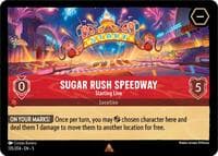 Sugar Rush Speedway - Starting Line - Shimmering Skies - Disney Lorcana card