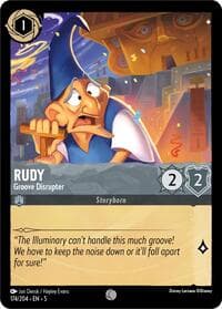 Rudy - Groove Disrupter - Shimmering Skies - Disney Lorcana card