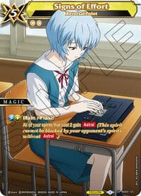 Signs of Effort - Reversal Point - Strangers in the Sky - Battle Spirits Saga card