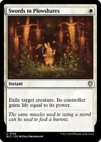 Swords to Plowshares - Commander: Bloomburrow - Magic: The Gathering card