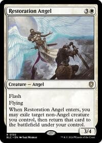 Restoration Angel - Commander: Bloomburrow - Magic: The Gathering card