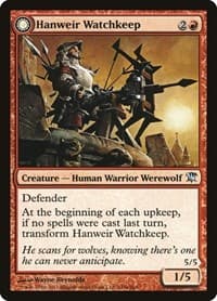 Hanweir Watchkeep - Innistrad - Magic: The Gathering card