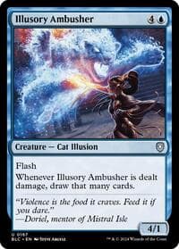 Illusory Ambusher - Commander: Bloomburrow - Magic: The Gathering card