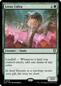 Lotus Cobra - Commander: Bloomburrow - Magic: The Gathering card