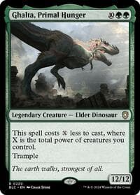 Ghalta, Primal Hunger - Commander: Bloomburrow - Magic: The Gathering card