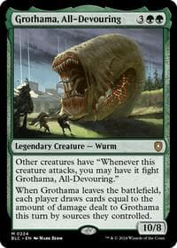 Grothama, All-Devouring - Commander: Bloomburrow - Magic: The Gathering card