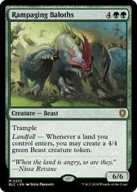 Rampaging Baloths - Commander: Bloomburrow - Magic: The Gathering card