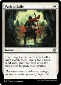 Path to Exile - Commander: Bloomburrow - Magic: The Gathering card