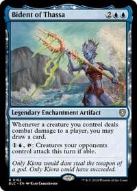 Bident of Thassa - Commander: Bloomburrow - Magic: The Gathering card