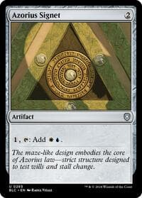 Azorius Signet - Commander: Bloomburrow - Magic: The Gathering card