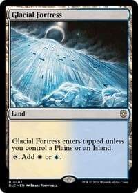 Glacial Fortress - Commander: Bloomburrow - Magic: The Gathering card