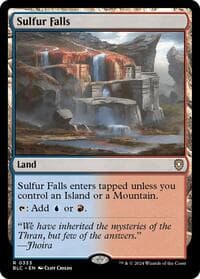 Sulfur Falls - Commander: Bloomburrow - Magic: The Gathering card