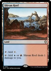 Shivan Reef - Commander: Bloomburrow - Magic: The Gathering card