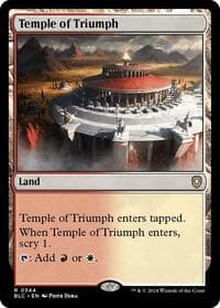 Temple of Triumph - Commander: Bloomburrow - Magic: The Gathering card
