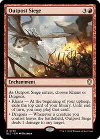 Outpost Siege - Commander: Bloomburrow - Magic: The Gathering card