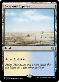 Skycloud Expanse - Commander: Bloomburrow - Magic: The Gathering card