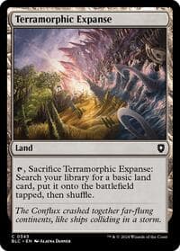 Terramorphic Expanse - Commander: Bloomburrow - Magic: The Gathering card