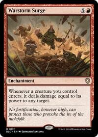 Warstorm Surge - Commander: Bloomburrow - Magic: The Gathering card
