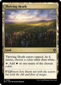 Thriving Heath - Commander: Bloomburrow - Magic: The Gathering card
