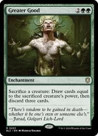 Greater Good - Commander: Bloomburrow - Magic: The Gathering card