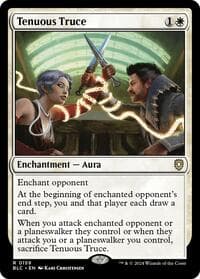 Tenuous Truce - Commander: Bloomburrow - Magic: The Gathering card