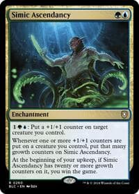 Simic Ascendancy - Commander: Bloomburrow - Magic: The Gathering card