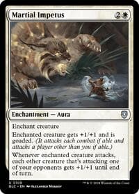 Martial Impetus - Commander: Bloomburrow - Magic: The Gathering card