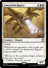 Sunscorch Regent - Commander: Bloomburrow - Magic: The Gathering card