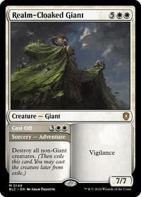 Realm-Cloaked Giant - Commander: Bloomburrow - Magic: The Gathering card
