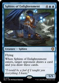 Sphinx of Enlightenment - Commander: Bloomburrow - Magic: The Gathering card
