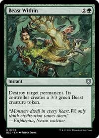 Beast Within - Commander: Bloomburrow - Magic: The Gathering card