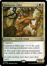 Faeburrow Elder - Commander: Bloomburrow - Magic: The Gathering card