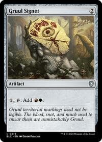 Gruul Signet - Commander: Bloomburrow - Magic: The Gathering card