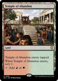 Temple of Abandon - Commander: Bloomburrow - Magic: The Gathering card