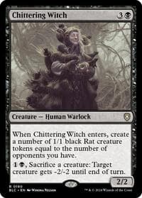 Chittering Witch - Commander: Bloomburrow - Magic: The Gathering card