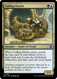Coiling Oracle - Commander: Bloomburrow - Magic: The Gathering card