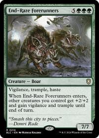 End-Raze Forerunners - Commander: Bloomburrow - Magic: The Gathering card