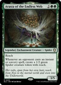 Arasta of the Endless Web - Commander: Bloomburrow - Magic: The Gathering card