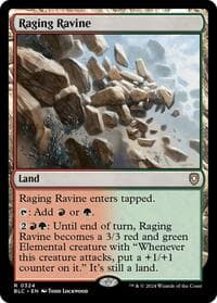 Raging Ravine - Commander: Bloomburrow - Magic: The Gathering card