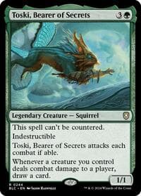Toski, Bearer of Secrets - Commander: Bloomburrow - Magic: The Gathering card