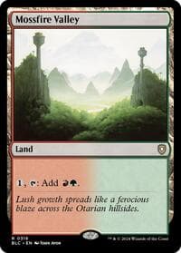 Mossfire Valley - Commander: Bloomburrow - Magic: The Gathering card