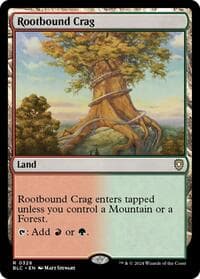 Rootbound Crag - Commander: Bloomburrow - Magic: The Gathering card