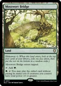 Mosswort Bridge - Commander: Bloomburrow - Magic: The Gathering card