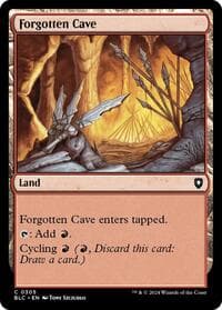 Forgotten Cave - Commander: Bloomburrow - Magic: The Gathering card