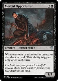 Morbid Opportunist - Commander: Bloomburrow - Magic: The Gathering card
