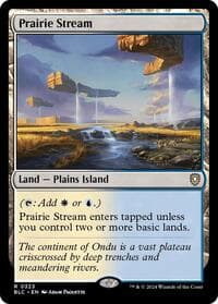 Prairie Stream - Commander: Bloomburrow - Magic: The Gathering card