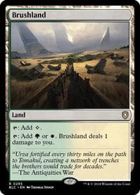 Brushland - Commander: Bloomburrow - Magic: The Gathering card
