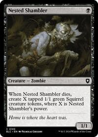 Nested Shambler - Commander: Bloomburrow - Magic: The Gathering card