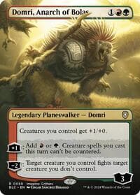 Domri, Anarch of Bolas (Borderless) - Commander: Bloomburrow - Magic: The Gathering card